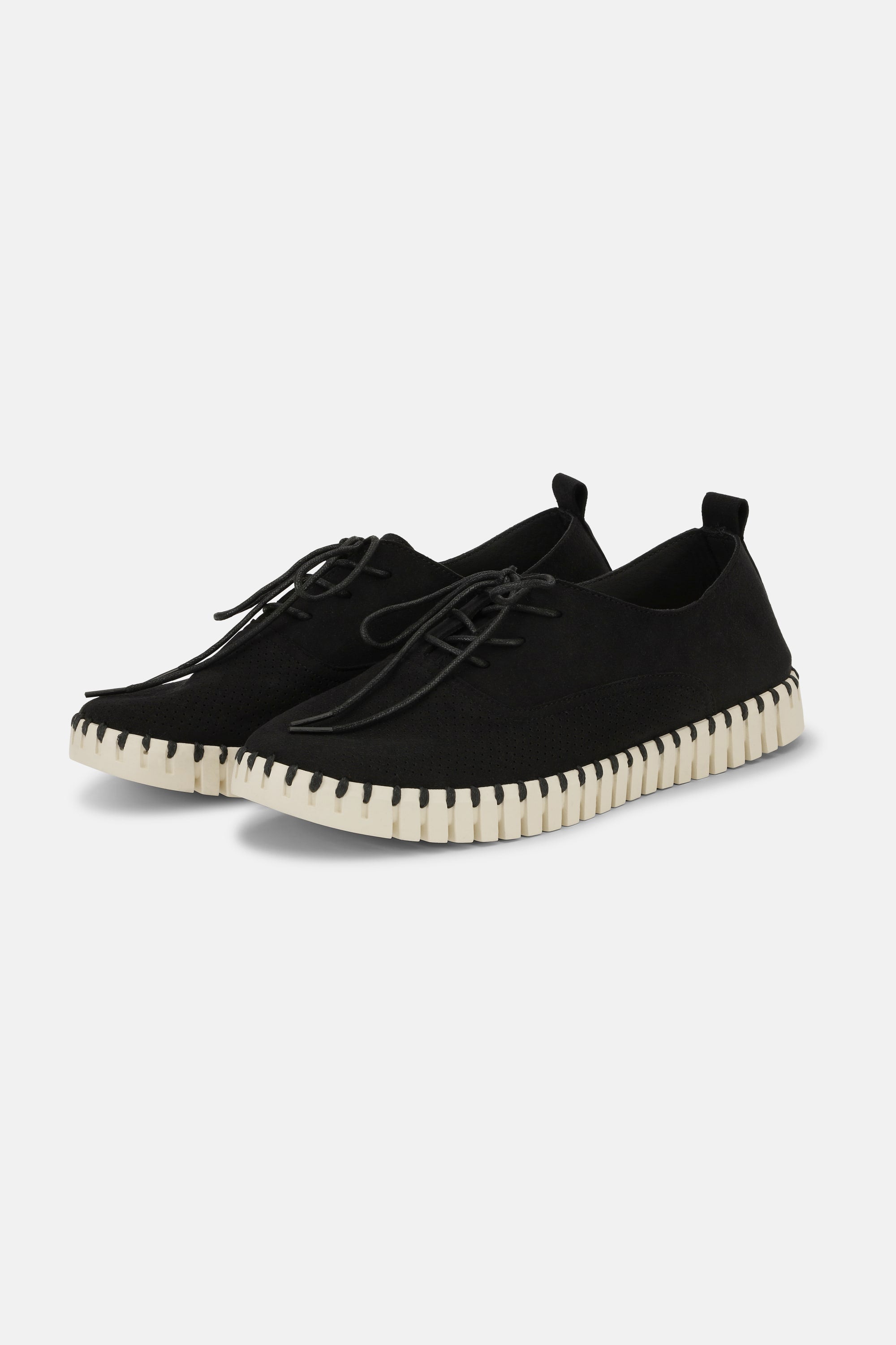 Herresko Med Lisser - Black Pearled Ivory